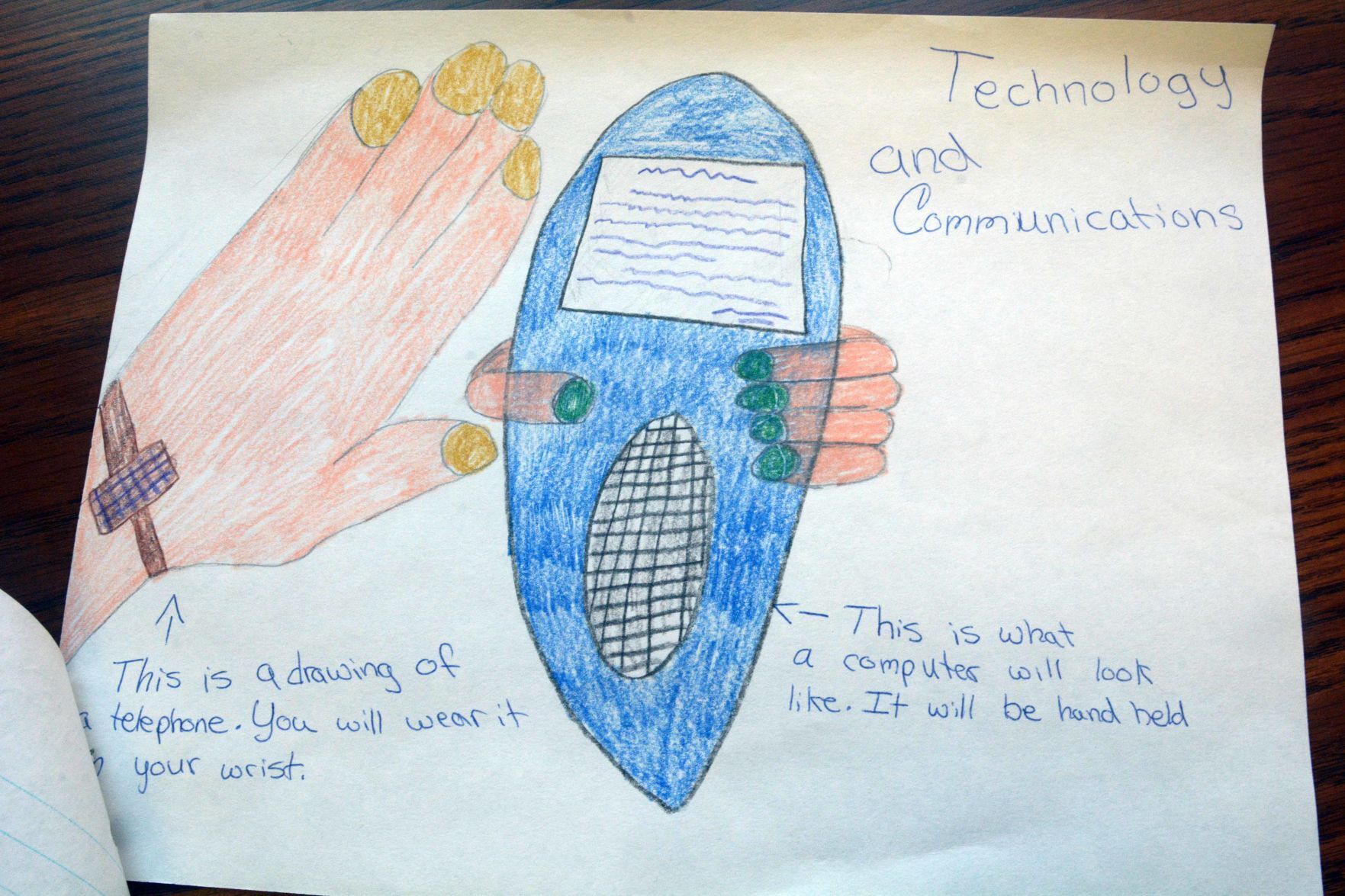 Portage students create time capsule
